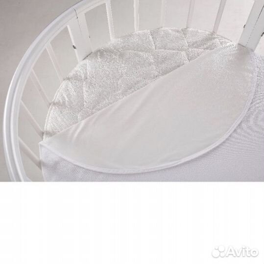 Матрас в круглую кроватку