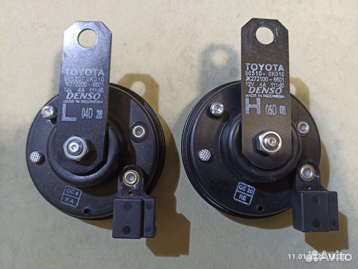 Звуковые сигналы toyota /denso