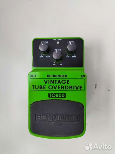 Гитарная педаль Behringer TO800 Vintage overdrive