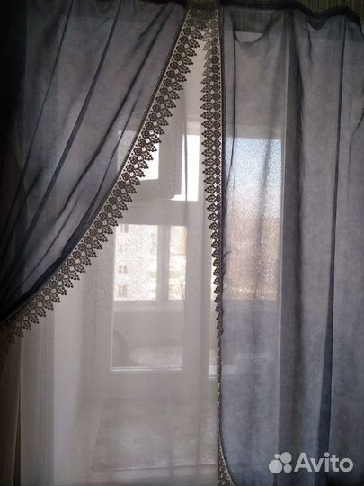 Комплект шторы и тюль