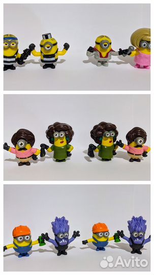 Игрушки Миньоны, Джерри, Пикми попс и Три кота