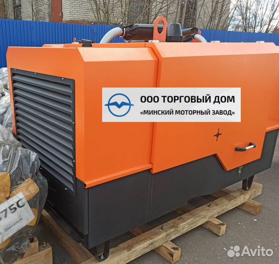 Компрессор винтовой дизельный ммз-пв6/0,7р1б/Ш