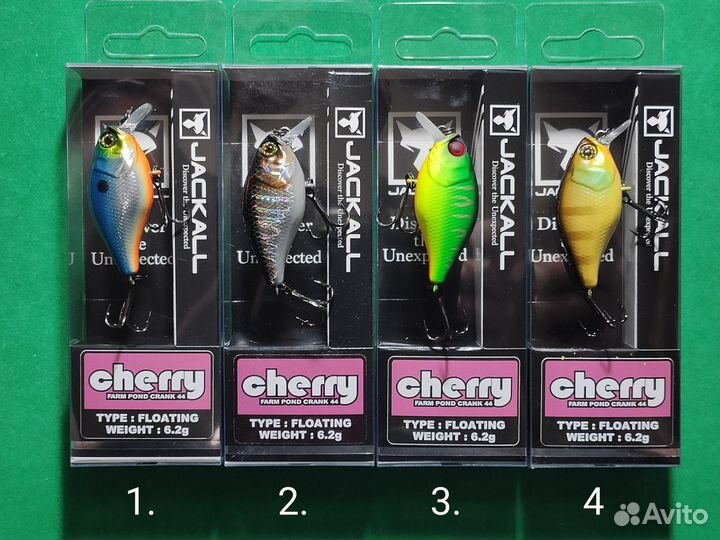 Воблеры Jackall Cherry 44 мм