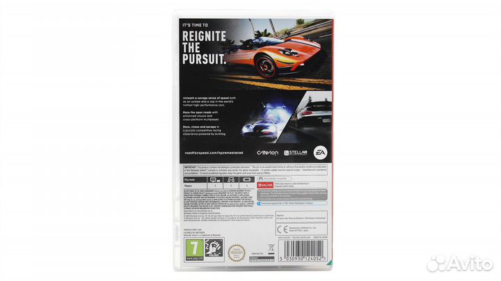 Need for Speed Hot Pursuit (Nintendo Switch, Англ