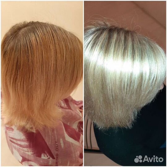 Мелирование, колорирование, окраска, стрижка волос