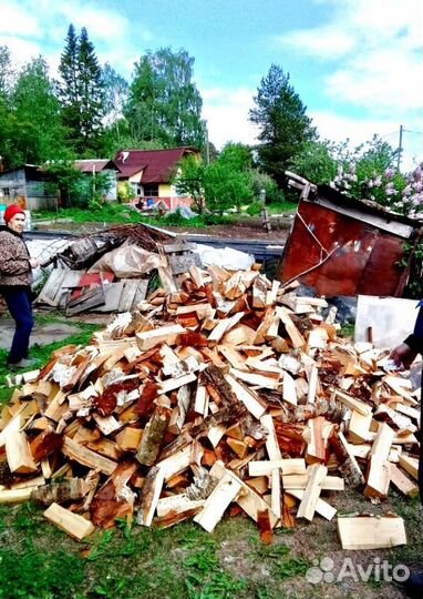 Дрова колотые