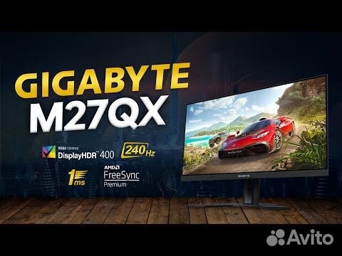 Монитор gigabyte M27Q X 240 герц 2К объявление продам