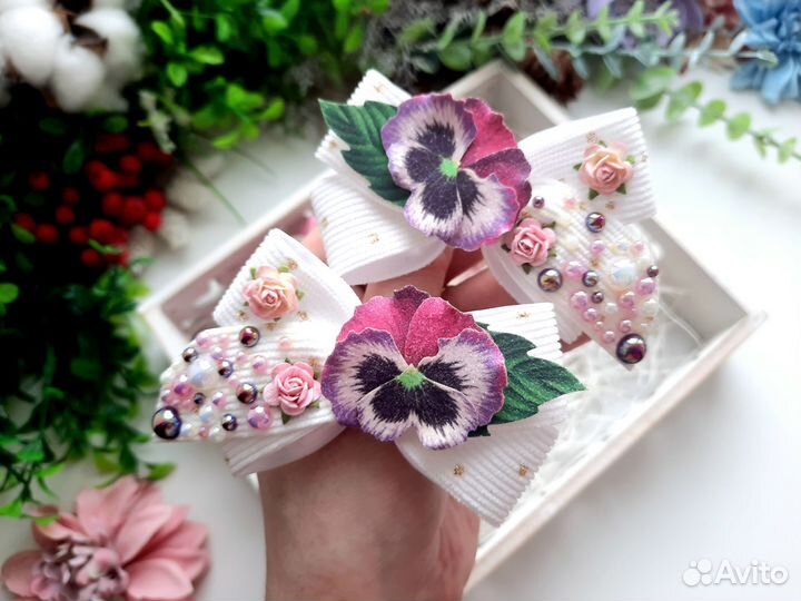 Весенние бантики к 8 марта