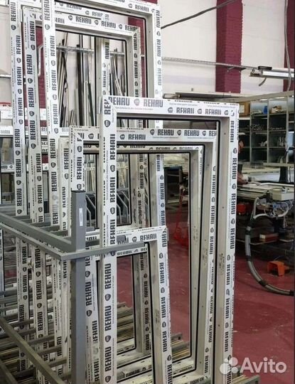 Окна пластиковые rehau. С производства