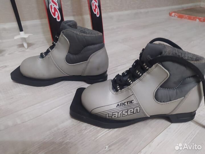 Лыжи беговые детские 130 с ботинками