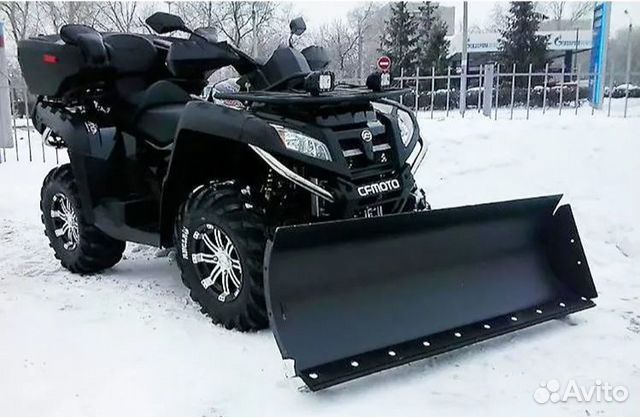 Снегоотвал быстросъемы на квадроцикл ATV Steel