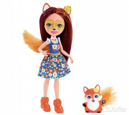 Enchantimals кукла Фелисити Лис и Флик