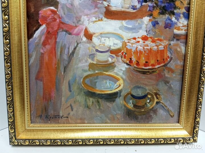 Картина Именины Кротов Ю Н репродукция