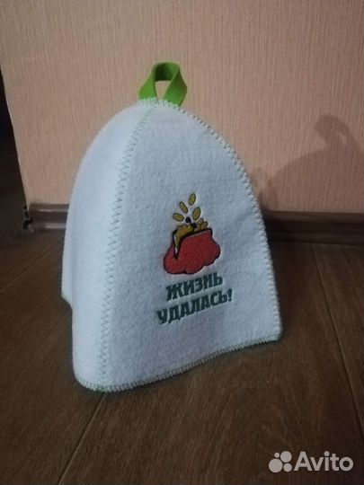 Шапка для бани и сауны