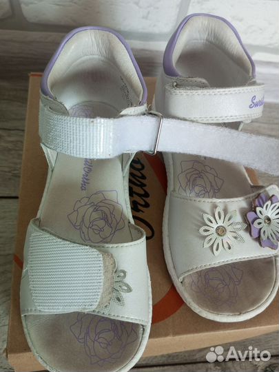 Сандалии ортопедические кожаные 28 р-р