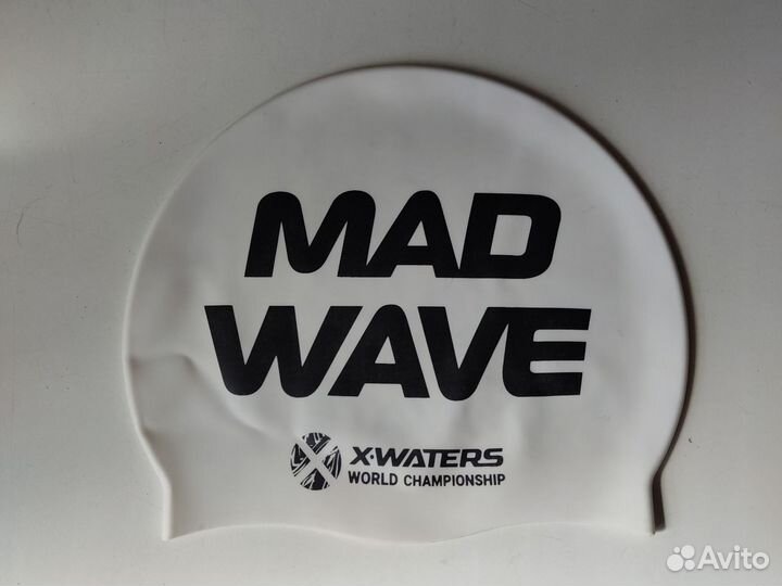 Шапочка для плавания mad wave