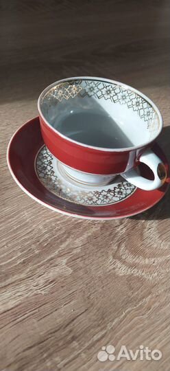 Кофейный сервиз Довбышевского завода 15 предметов