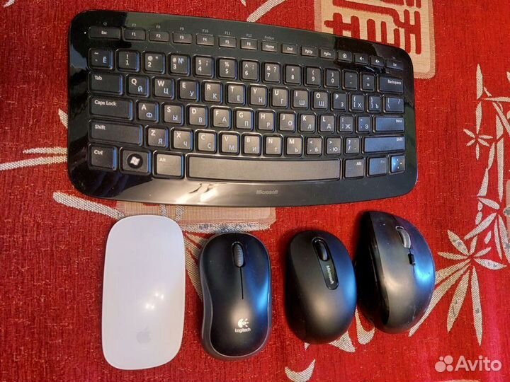 Беспроводные мыши Apple Logitech Microsoft