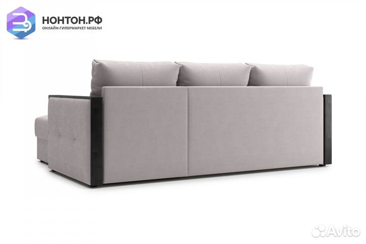 Диван угловой дельфин Инсайд бежевый