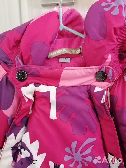 Зимний комбинезон для девочки Huppa р-р 74