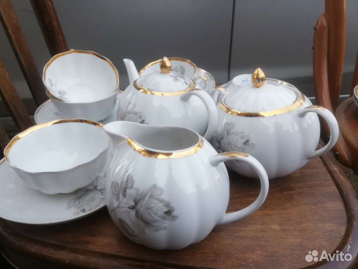 Чайная пара гарнер, кузнецов, лфз, дулево