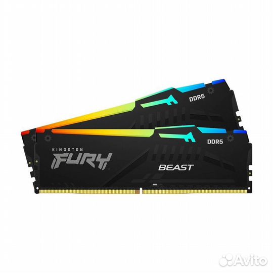 Kingston fury (2x8Gb) DDR5 RGB 5200мhz