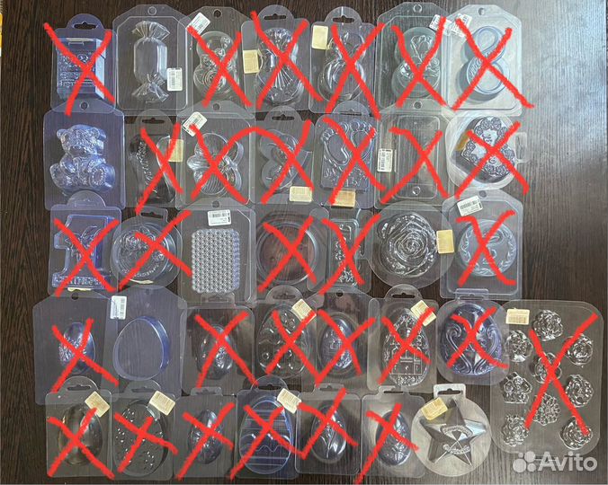 Формы для мыла пластиковые и силиконовые