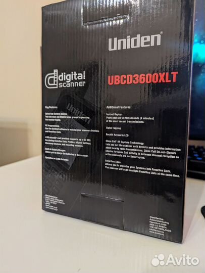 Uniden Ubcd-3600XLT (Европа) с DMR и Nxdn