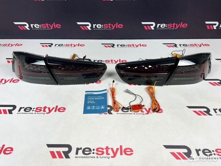 Стопы Mitsubishi Lancer 06-16г Дымчатые D2393