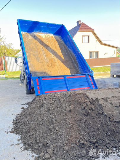 Гравий, песок, щебень, перегной