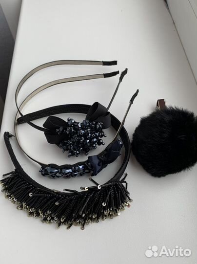 Ободок для волос, заколки