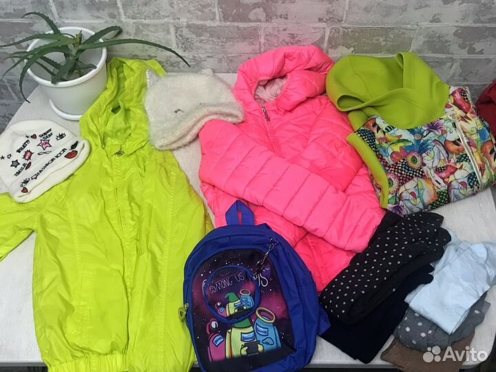 Одежда для девочки 128 134 пакетом