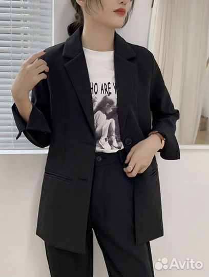 Пиджак женский черный