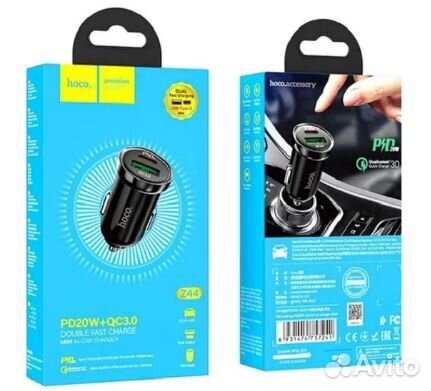 Автомобильное зарядное устройство Hoco Z44, Type-C