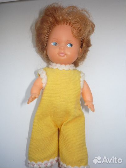 Кукла старинная времен СССР резиновая