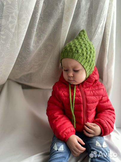 Шапочка-чепчик на весну