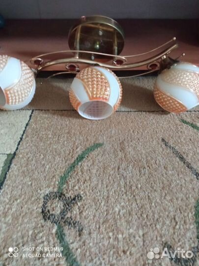 Люстра потолочная бу