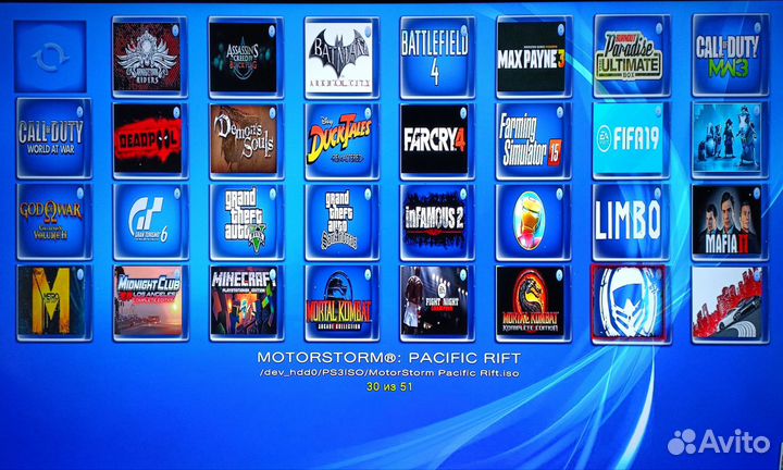 Sony PS3 Прошитая 50 Игр