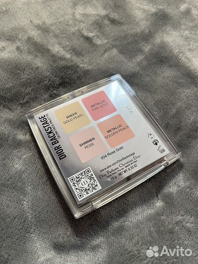 Палетка dior backstage 004 хайлайтеры