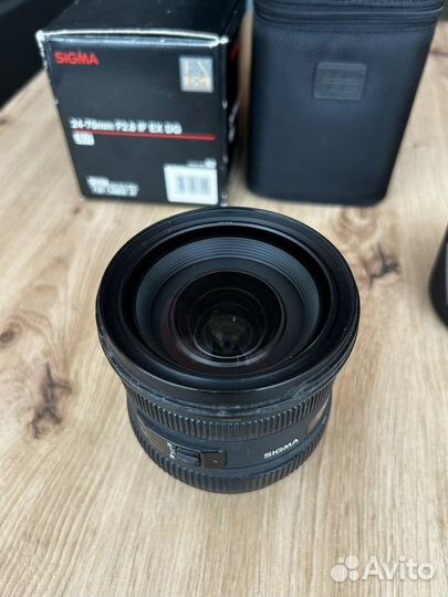 Обьектив Sigma 24-70 F2.8 Canon