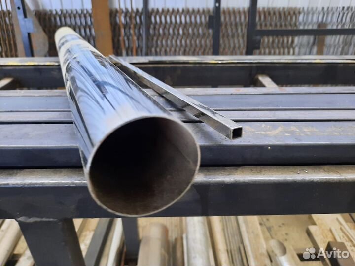 Резка труб на ленточнопильном станке