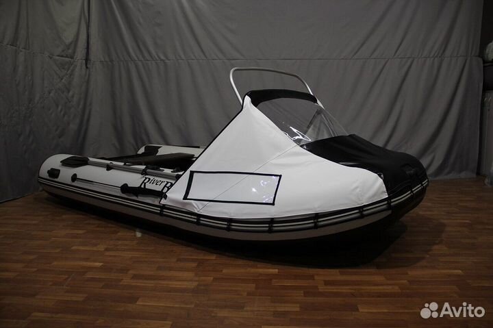 Прозрачный носовой тент для лодки пвх