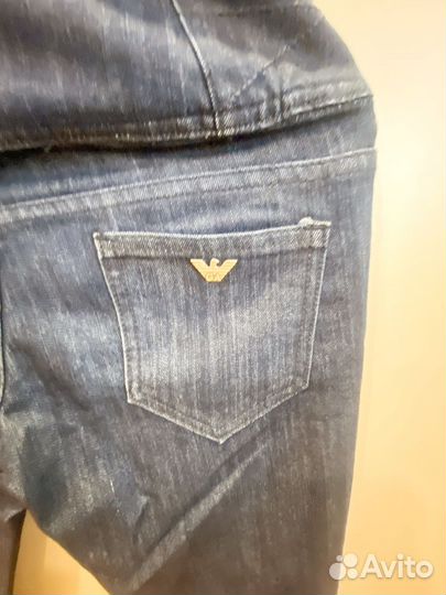 Джинсы с высокой талией Armani