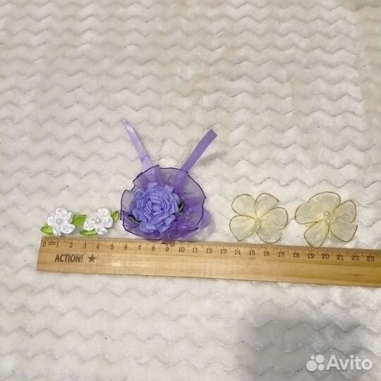 Цветы для рукоделия из ткани