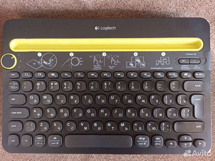 Новая беспроводная клавиатура Logitech K480