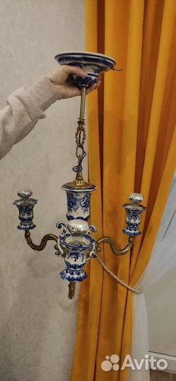 Люстра Гжель