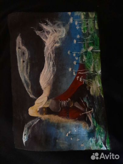 Рисунок на одежде ручной работы(кастомизация)