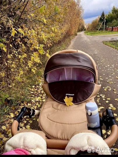 Коляска riko brano 3 в 1 Caramel Эко