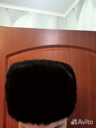 Норковые шапка мужская 58 размер