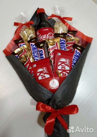 Вкусные сладкие детские букеты